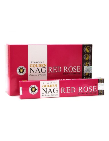 Encens Golden Nag – Rose rouge