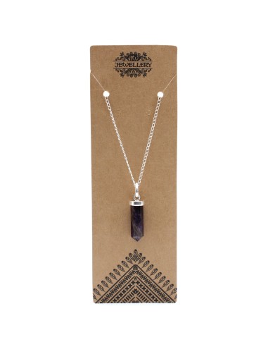 Pendentif pointe en améthyste – Intuition