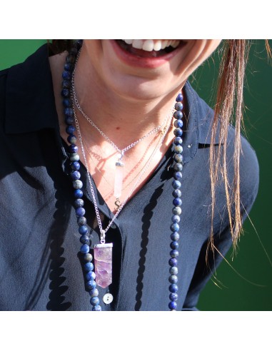 Pendentif pointe en améthyste – Intuition
