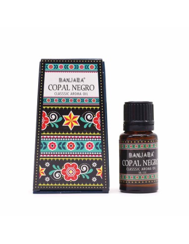 Huile parfumée d’Inde Banjara – Copal noir