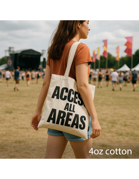 Sac cabas iconique en coton – «?Accès à toutes les zones?»