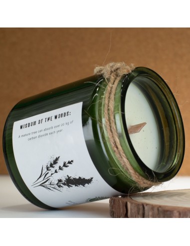 Greenman – Bougie soja Woodwick «Lavande sauvage»
