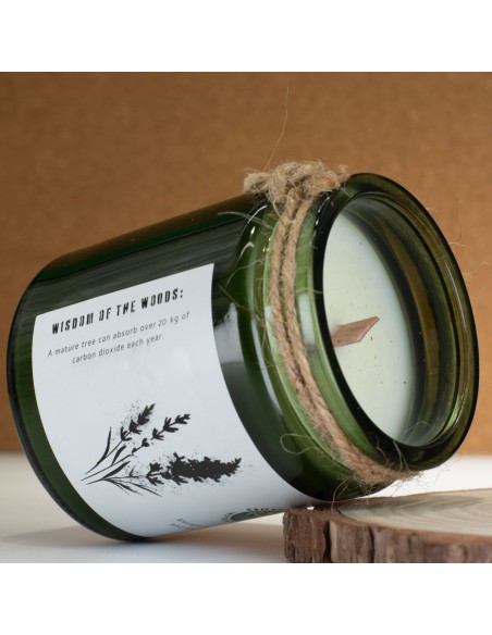 Greenman – Bougie soja Woodwick «Lavande sauvage»