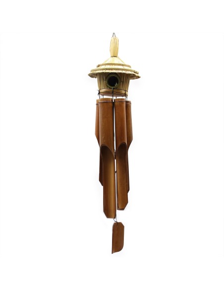 Maison décorative pour oiseaux avec clochettes – Nature zen