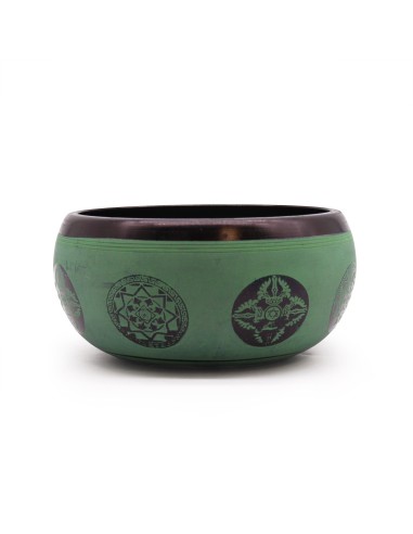 Bol tibétain mandala Bouddha