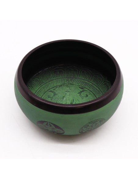 Bol tibétain mandala Bouddha