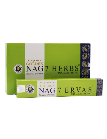 Encens Golden Nag – Sept herbes
