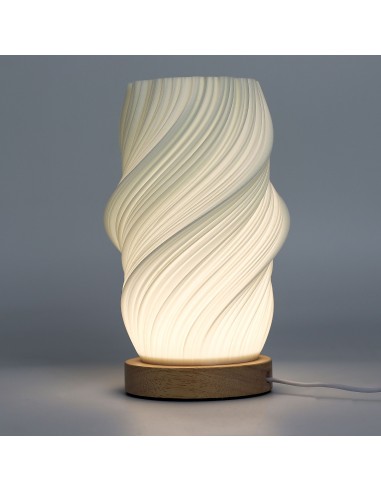 Lampe contemporaine tressée – Onde nuage zen
