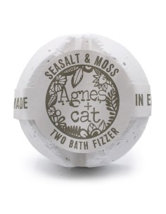 Agnes + Cat – Bombe de bain effervescente «Sel marin & mousse»