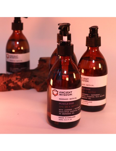 Huile aromatique massage & bain – Confort musculaire zen