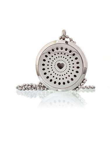 Collier diffuseur d’aromathérapie – Cœur diamant