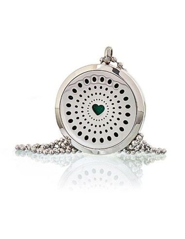 Collier diffuseur d’aromathérapie – Cœur diamant