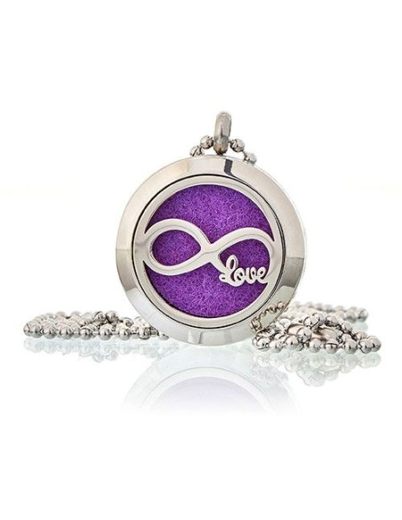 Collier diffuseur d’aromathérapie – Amour infini