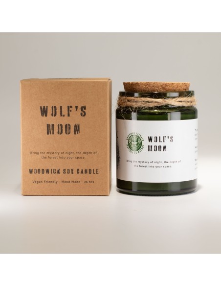 Greenman – Bougie soja Woodwick «Lune du loup»