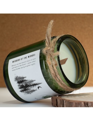 Greenman – Bougie soja Woodwick «Lune du loup»