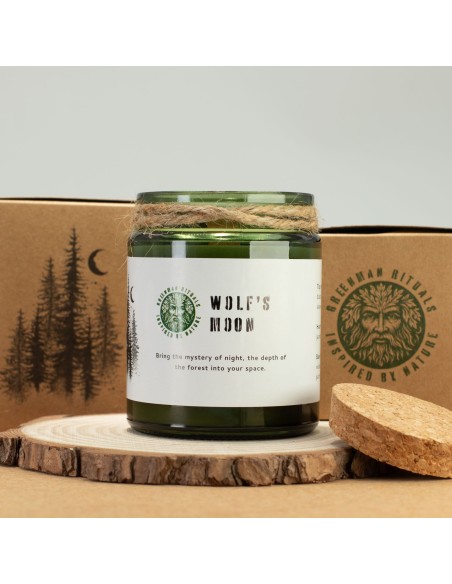 Greenman – Bougie soja Woodwick «Lune du loup»
