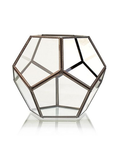 Terrarium en verre octogonal – Jardin zen