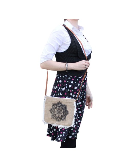 Sac à franges – Mandala imprimé