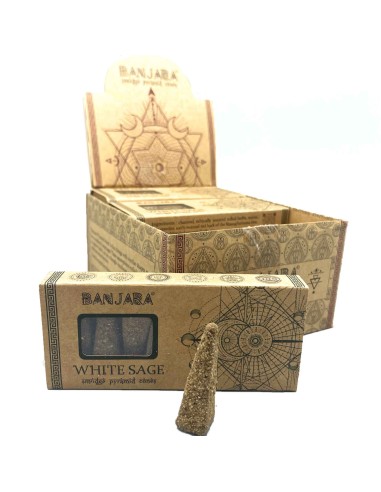 Cônes pyramidaux Banjara Smudge – Blé blanc