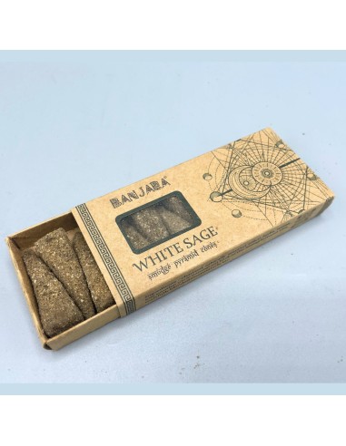 Cônes pyramidaux Banjara Smudge – Blé blanc