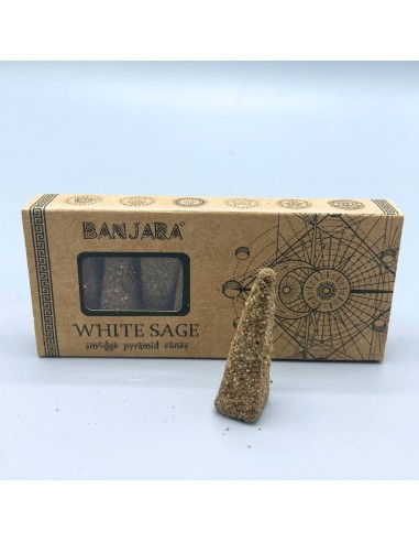 Cônes pyramidaux Banjara Smudge – Blé blanc
