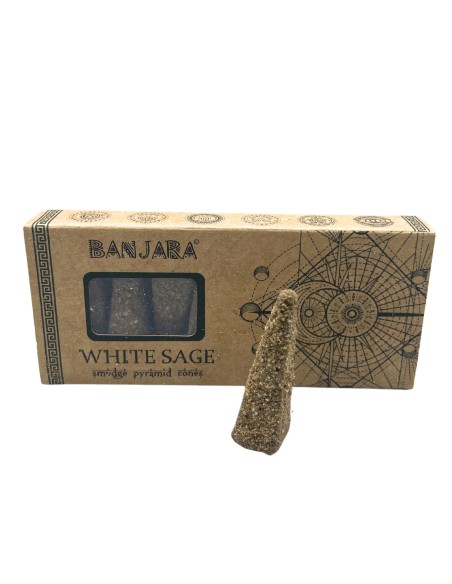 Cônes pyramidaux Banjara Smudge – Blé blanc
