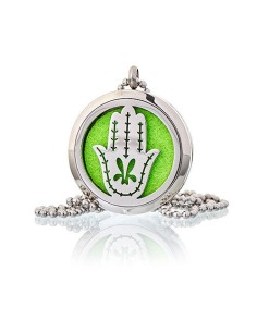 Collier diffuseur d’aromathérapie – Main de Fatima