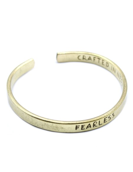 Bracelet inspiration en laiton – Intention sacrée