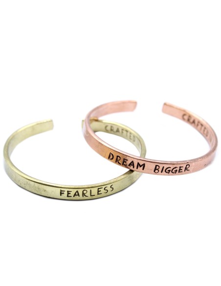 Bracelet inspiration en laiton – Intention sacrée