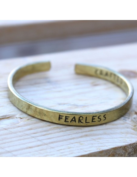 Bracelet inspiration en laiton – Intention sacrée