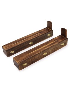 Boîte à encens en bois de manguier – Modèles assortis