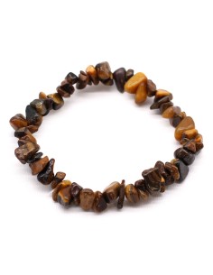 Bracelet fragments d’œil de tigre – Force zen