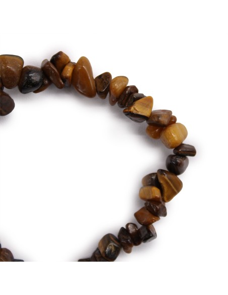 Bracelet fragments d’œil de tigre – Force zen