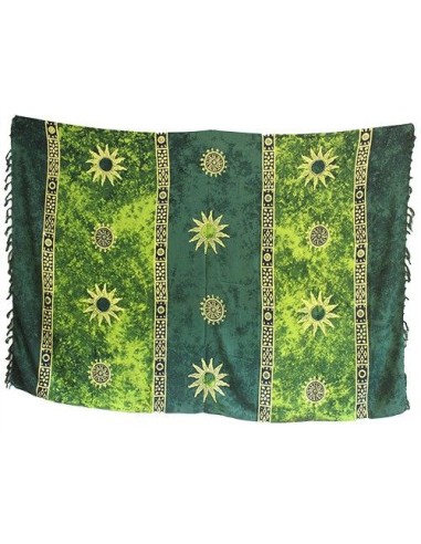 Pareo celtique de Bali – Symboles solaires (couleurs assorties)