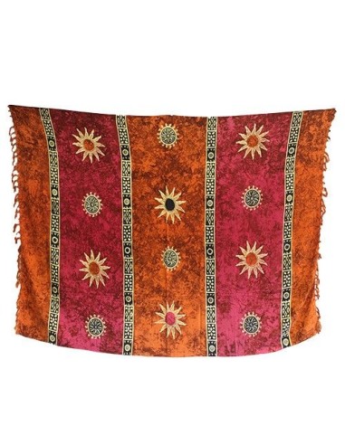 Pareo celtique de Bali – Symboles solaires (couleurs assorties)