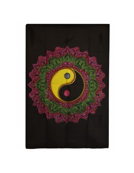 Tenture murale Mandala Yin & Yang – Équilibre sacré