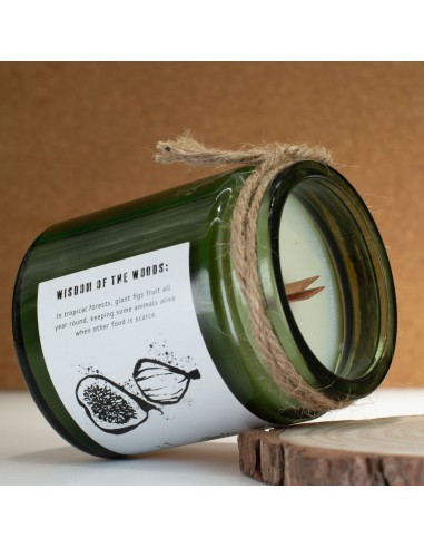 Greenman – Bougie soja Woodwick «Figue & cassis»