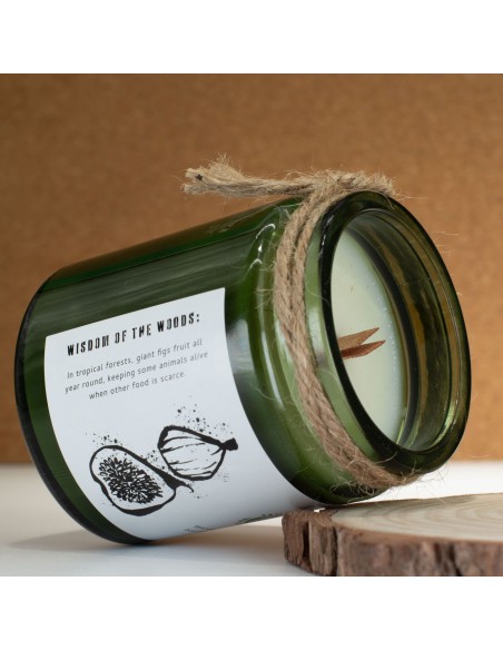 Greenman – Bougie soja Woodwick «Figue & cassis»