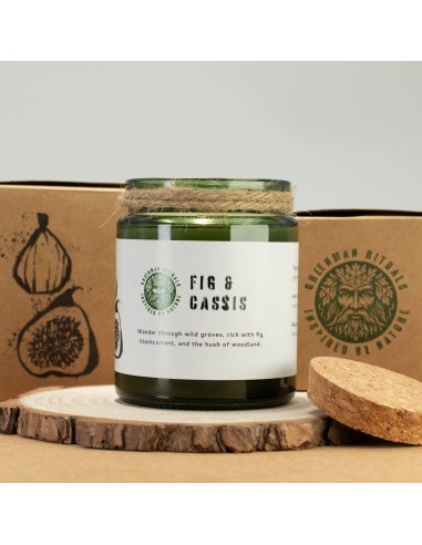 Greenman – Bougie soja Woodwick «Figue & cassis»