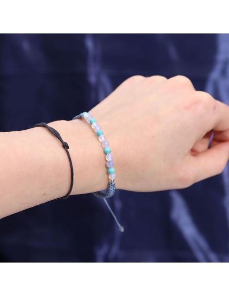 Bougie zodiac en cristal & bracelet – Poissons