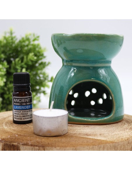 Brûle-parfum Arbre de Vie – Bleu zen
