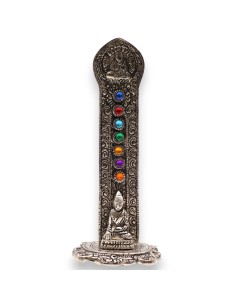 Porte?encens Bouddha en tour – Sept chakras