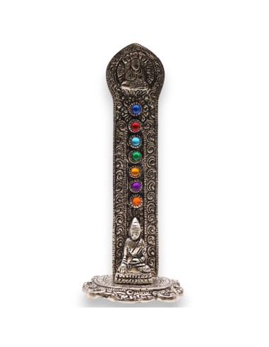 Porte?encens Bouddha en tour – Sept chakras