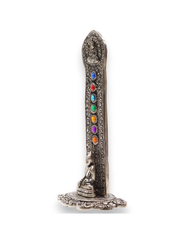 Porte?encens Bouddha en tour – Sept chakras
