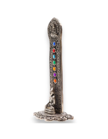 Porte?encens Bouddha en tour – Sept chakras