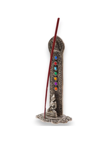 Porte?encens Bouddha en tour – Sept chakras