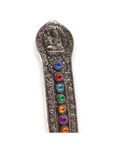 Porte?encens Bouddha en tour – Sept chakras