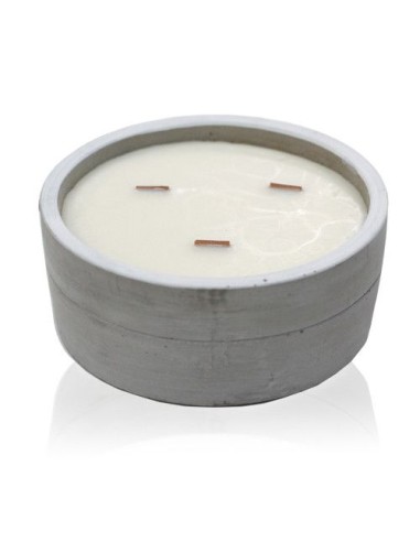 Bougie ronde décorative – Patchouli & ambre foncé