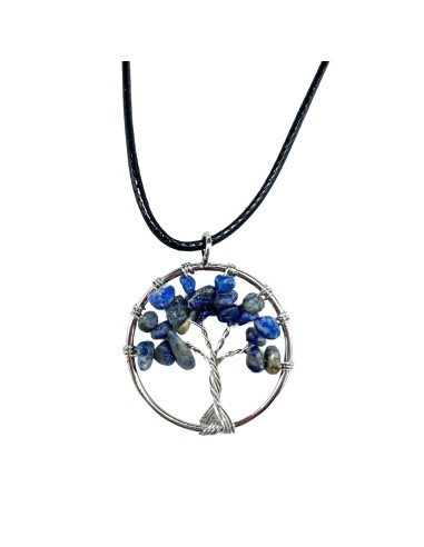Pendentif Arbre de Vie en sodalite – Clarté