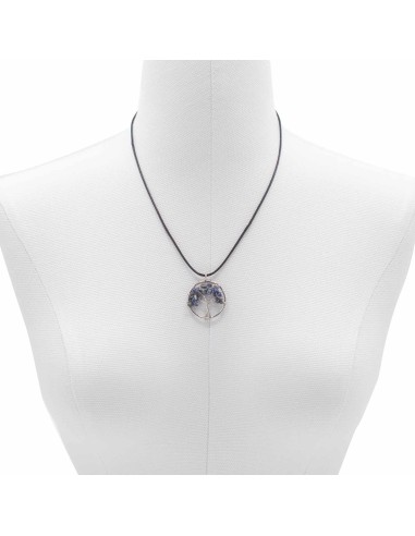 Pendentif Arbre de Vie en sodalite – Clarté